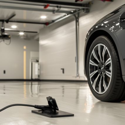 Brilagi - välitingimustesse mõeldud põrandasse paigaldatav kahepistikupesa IP55 must ristkülikukujuline