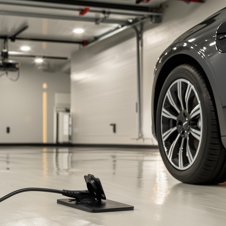 Brilagi - välitingimustesse mõeldud põrandasse paigaldatav kahepistikupesa IP55 must ristkülikukujuline