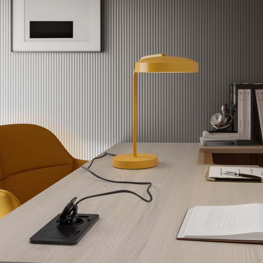 Brilagi - välitingimustesse mõeldud põrandasse paigaldatav kahepistikupesa IP55 must ristkülikukujuline