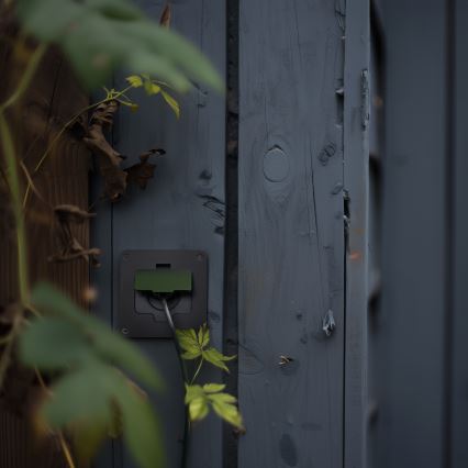 Brilagi - välitingimustesse mõeldud süvistatav põrandapistikupesa IP55, must, ristkülikukujuline