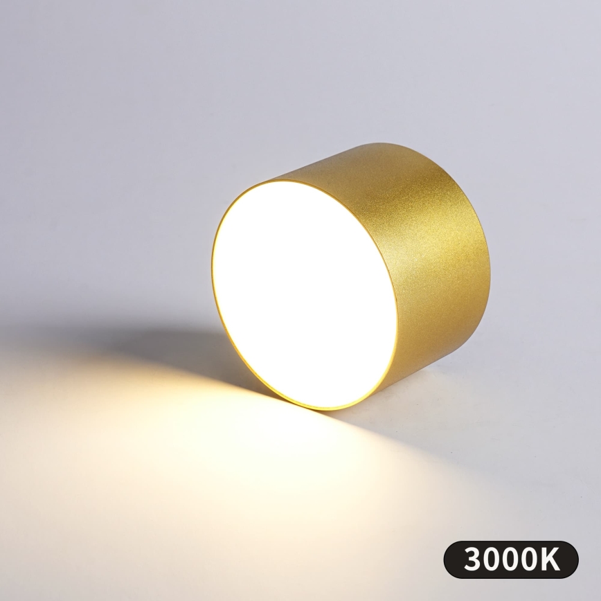 BRILAGI - Väljas kasutatav laevalgusti FORIS LED/9W/230V, läbimõõt 9 cm, kuldne, IP44