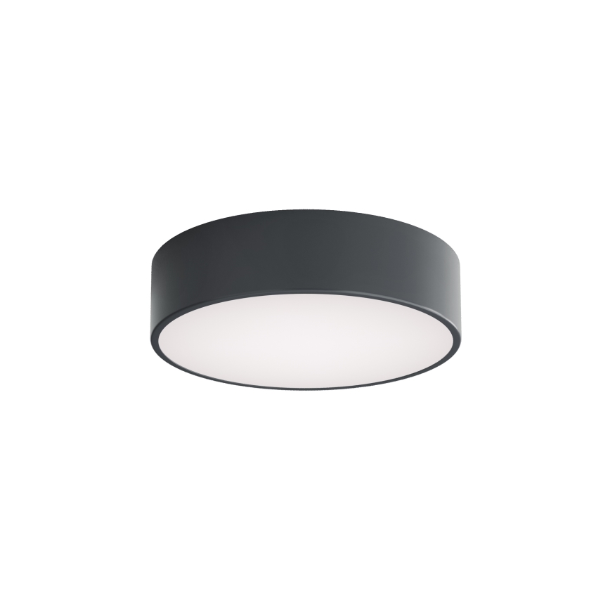 Brilagi - Vannitoa laevalgusti liikumis- ja hämarusanduriga CLARE 2xE27/24W/230V läbimõõt 30 cm antratsiit IP54