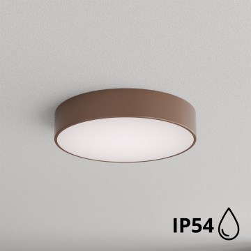 Brilagi - Vannitoa laelamp CLARE 3xE27/24W/230V läbimõõt 40 cm IP54 pruun