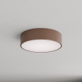 Brilagi - Vannitoa laelamp liikumis- ja hämarussensoriga CLARE 2xE27/24W/230V läbimõõt 30 cm pruun IP54