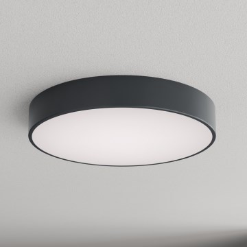 Brilagi - Vannitoa laelamp liikumis- ja hämarussensoriga CLARE 4xE27/24W/230V läbimõõt 50 cm antratsiit IP54