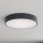 Brilagi - Vannitoa laelamp liikumis- ja hämarussensoriga CLARE 4xE27/24W/230V läbimõõt 50 cm antratsiit IP54