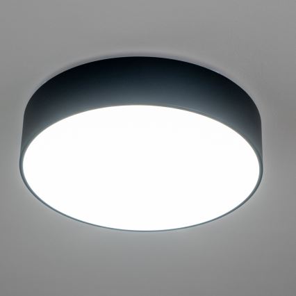 Brilagi - Vannitoa laelamp POOL 4xE27/15W/230V läbimõõt 50 cm IP54 must