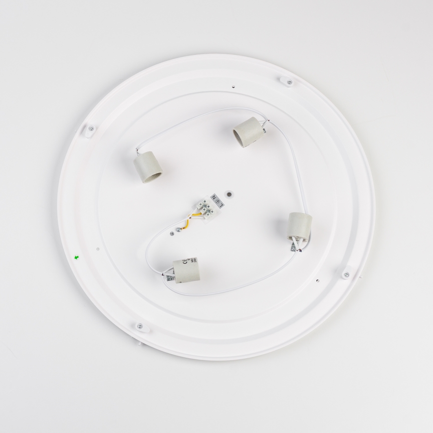 Brilagi - Vannitoa laelamp POOL 4xE27/15W/230V läbimõõt 50 cm IP54 must
