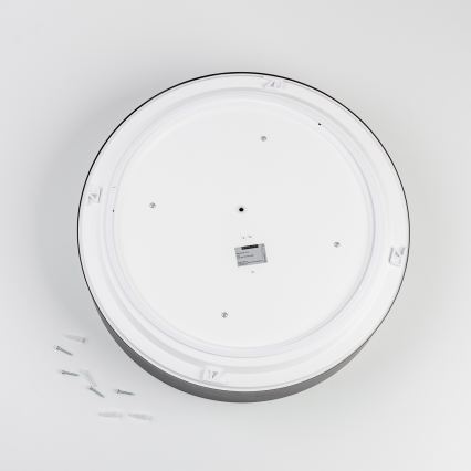 Brilagi - Vannitoa laelamp POOL 4xE27/15W/230V läbimõõt 50 cm IP54 must
