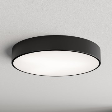 Brilagi - Vannitoa laevalgusti CLARE 4xE27/24W/230V läbimõõt 50 cm IP54 must