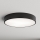Brilagi - Vannitoa laevalgusti CLARE 4xE27/24W/230V läbimõõt 50 cm IP54 must