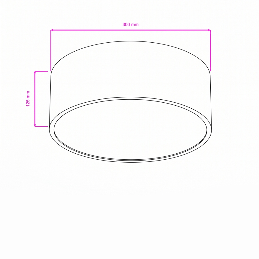 Brilagi - Vannitoa laevalgusti POOL 2xE27/15W/230V läbimõõt 30 cm IP54 valge