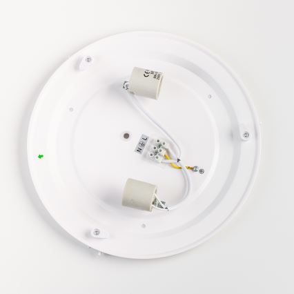 Brilagi - Vannitoa laevalgusti POOL 2xE27/15W/230V Ø 30 cm IP54 beež