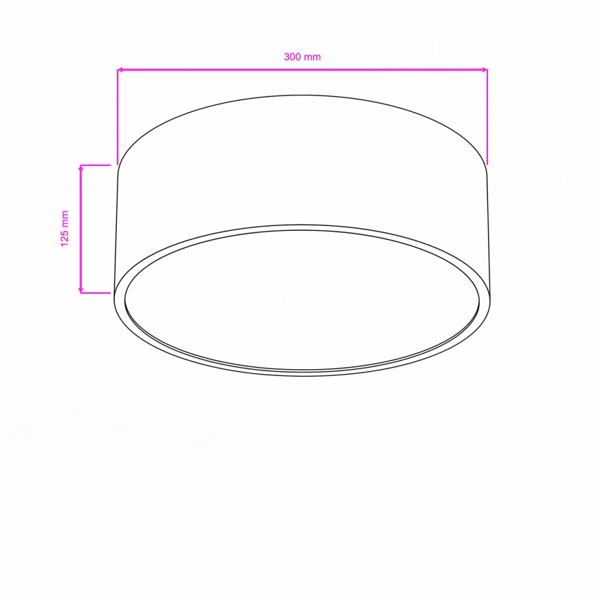 Brilagi - Vannitoa laevalgusti POOL 2xE27/15W/230V Ø 30 cm IP54 beež