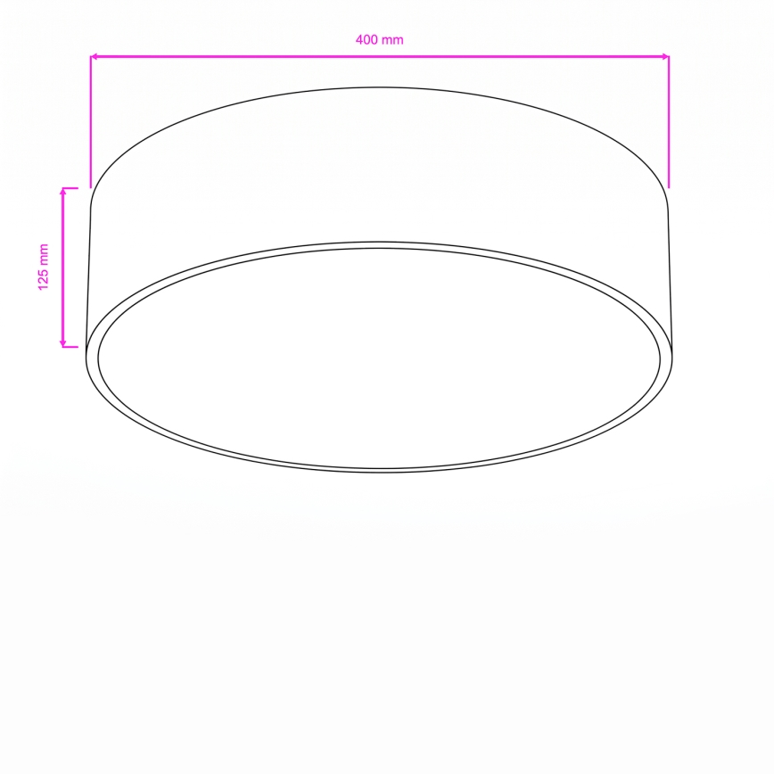 Brilagi - Vannitoa laevalgusti POOL 3xE27/15W/230V läbimõõt 40 cm IP54 beež
