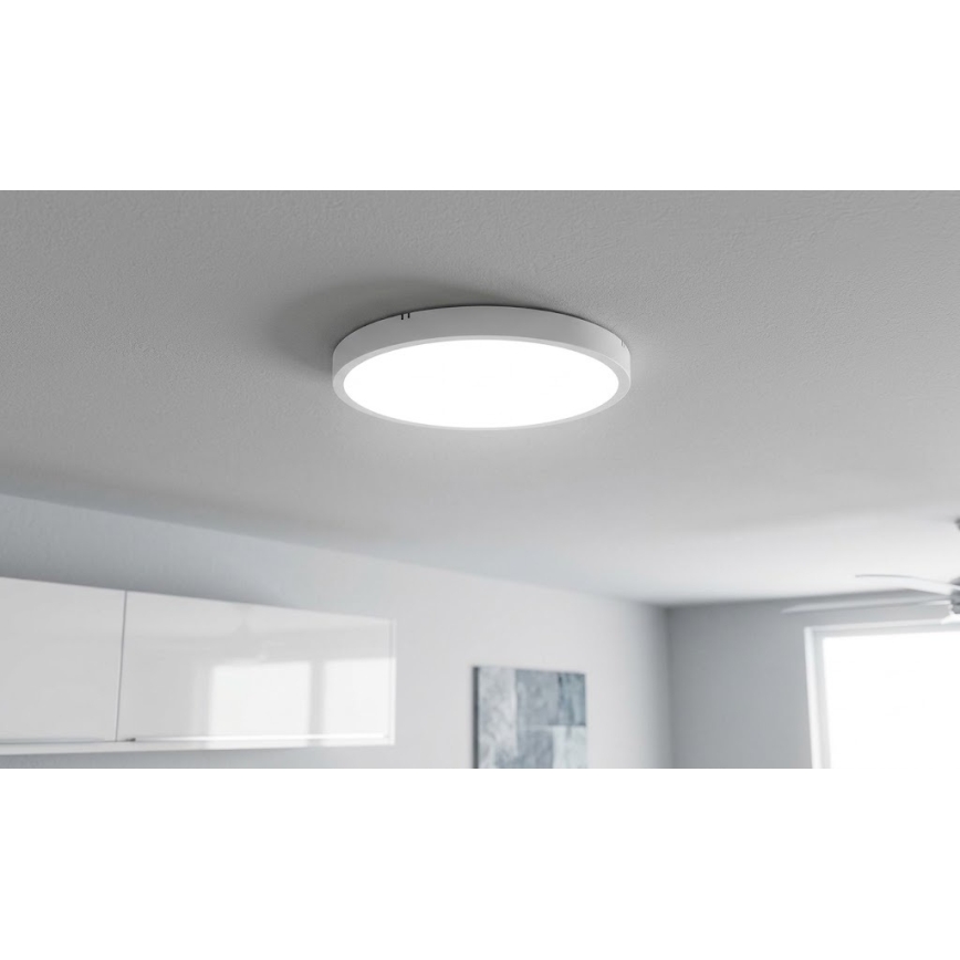 BRILAGI - LED vannitoa laevalgusti anduriga ZENNA LED/24W/230V läbimõõt 35 cm IP44 valge + kaugjuhtimispult