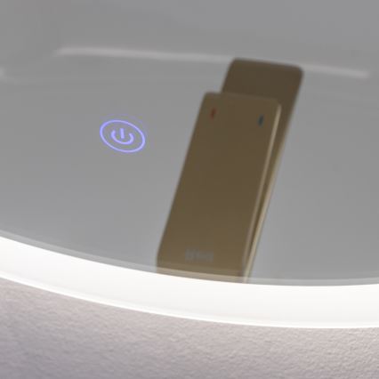 Brilagi - LED-vannitoa peegel CUNEO LED/19W/230V läbimõõt 60 cm IP44 CRI 90 hämardatav + CCT