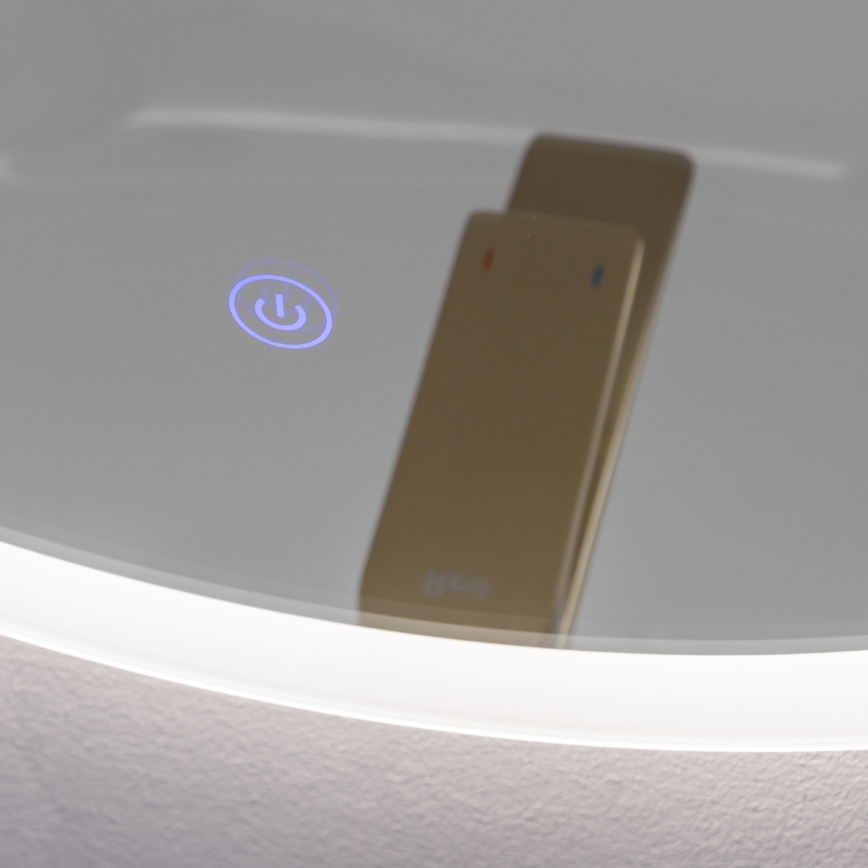 Brilagi - LED-vannitoa peegel CUNEO LED/19W/230V läbimõõt 60 cm IP44 CRI 90 hämardatav + CCT