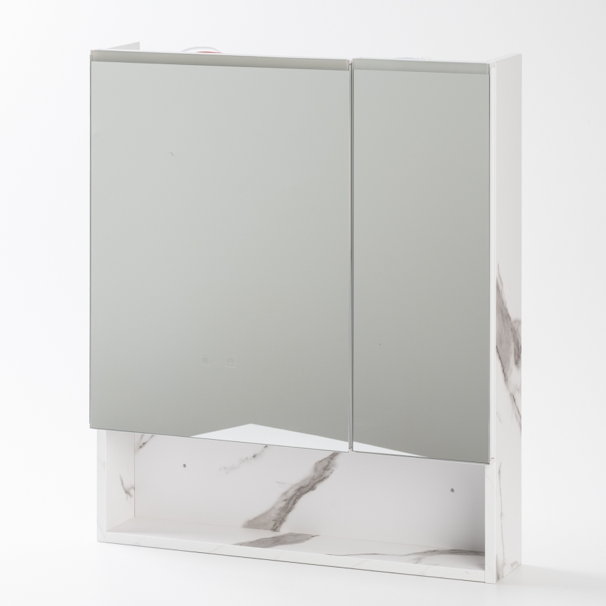 BRILAGI - Vannitoa LED-peegelkapp taustvalgustusega TRABIA DOUBLE 60x70 cm