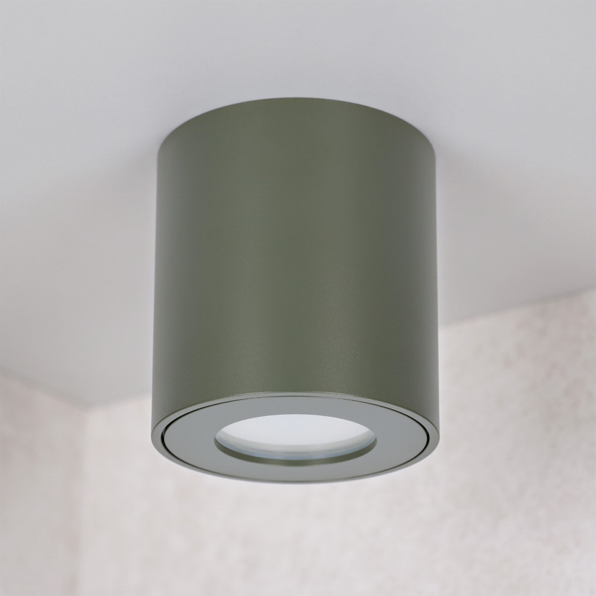 BRILAGI - Vannitoa spottvalgusti MIA 1xGU10/30W/230V 60x82 mm 84x80 mm tume roheline IP54