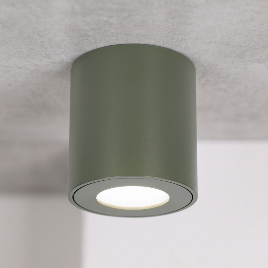 BRILAGI - Vannitoa spottvalgusti MIA 1xGU10/30W/230V 60x82 mm 84x80 mm tume roheline IP54