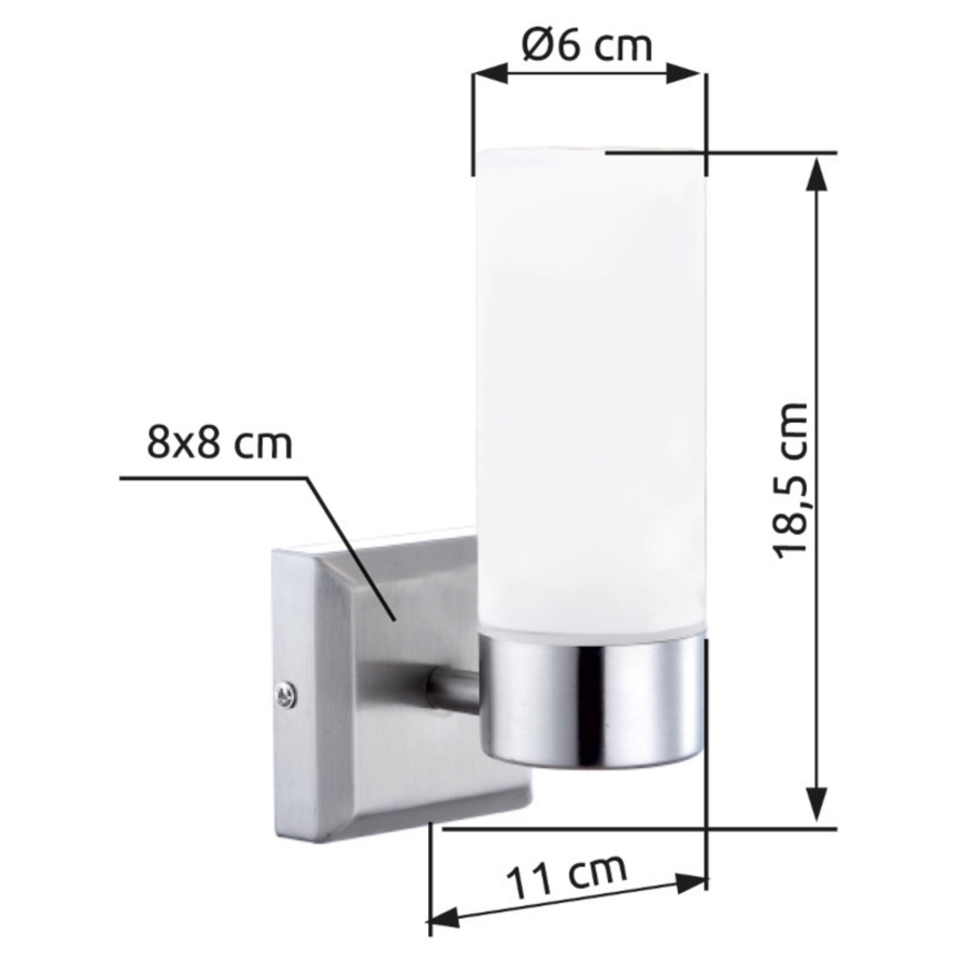 Brilagi - vannitoa seinavalgusti RAY 1xE14/40W/230V IP44