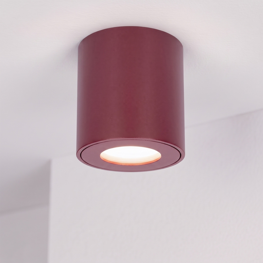 BRILAGI - Vannitoa suunav valgusti MIA 1xGU10/30W/230V 84x80 mm bordoopunane IP54