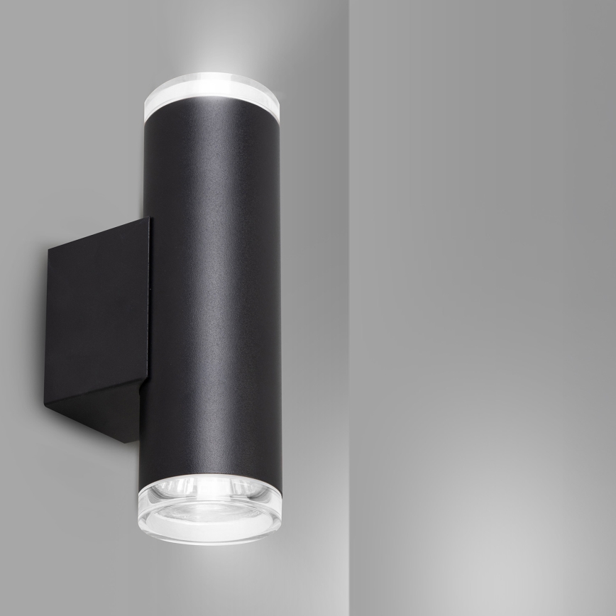 Brilagi - vannitoa seinapunktvalgusti SELE AQUA 2xGU10/30W/230V IP44 must