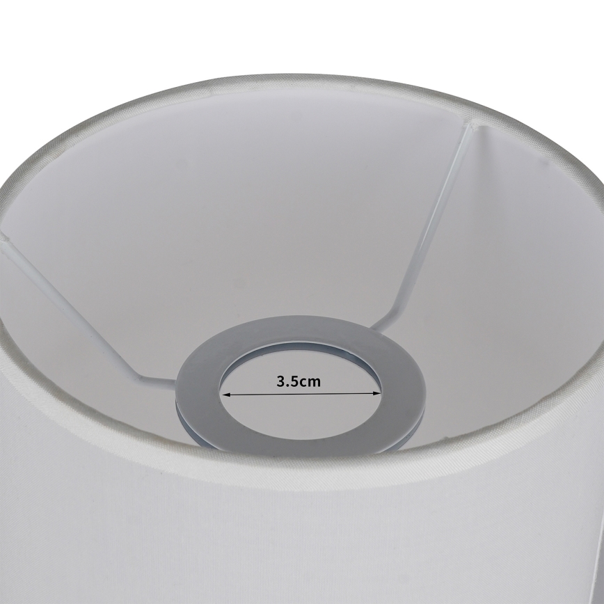 Brilagi - Varjuk laualambile TABLON E27, läbimõõt 14 cm, valge