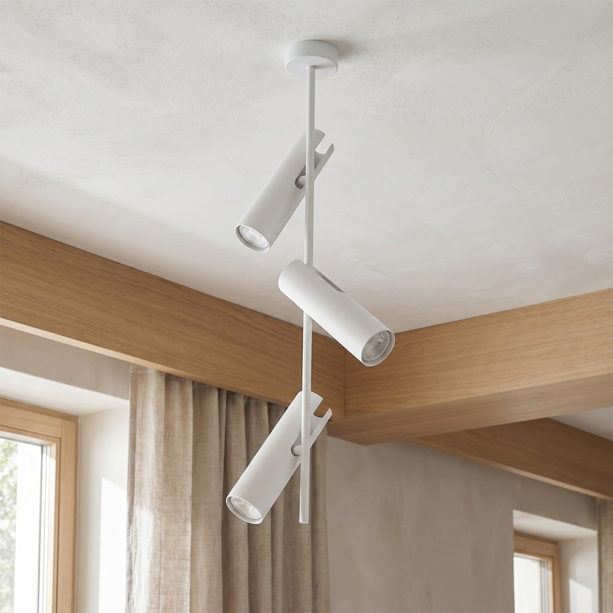 Brilagi - varrega lühter BRANCH 3xGU10/30W/230V valge