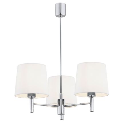 BRILAGI - Varrega ripplühter MONTE 3xE27/60W/230V kreemjas/läikiv kroom