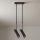 Brilagi - varrega rippvalgusti SELE 2xGU10/30W/230V must