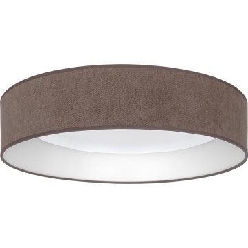 Brilagi - VELVET SMARTIX hämardatav LED-laevalgusti LED/36W/230V 3000-6000K läbimõõt 55 cm pruun Wi-Fi Tuya Beacon + kaugjuhtimispult