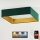Brilagi - VELVET SQUARE SMART hämardatav laevalgusti LED/36W/230V 60x60 cm 2700-6500K Wi-Fi Tuya + kaugjuhtimispult roheline