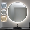 BRILAGI - VENA BLACK LED-vannitoa peegel LED/32W/230V, läbimõõt 100 cm, IP44, CRI 90, hämardatav + CCT
