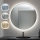 Brilagi - VENA BLACK LED-vannitoa peegel LED/32W/230V, läbimõõt 100 cm, IP44, CRI 90, hämardatav + CCT