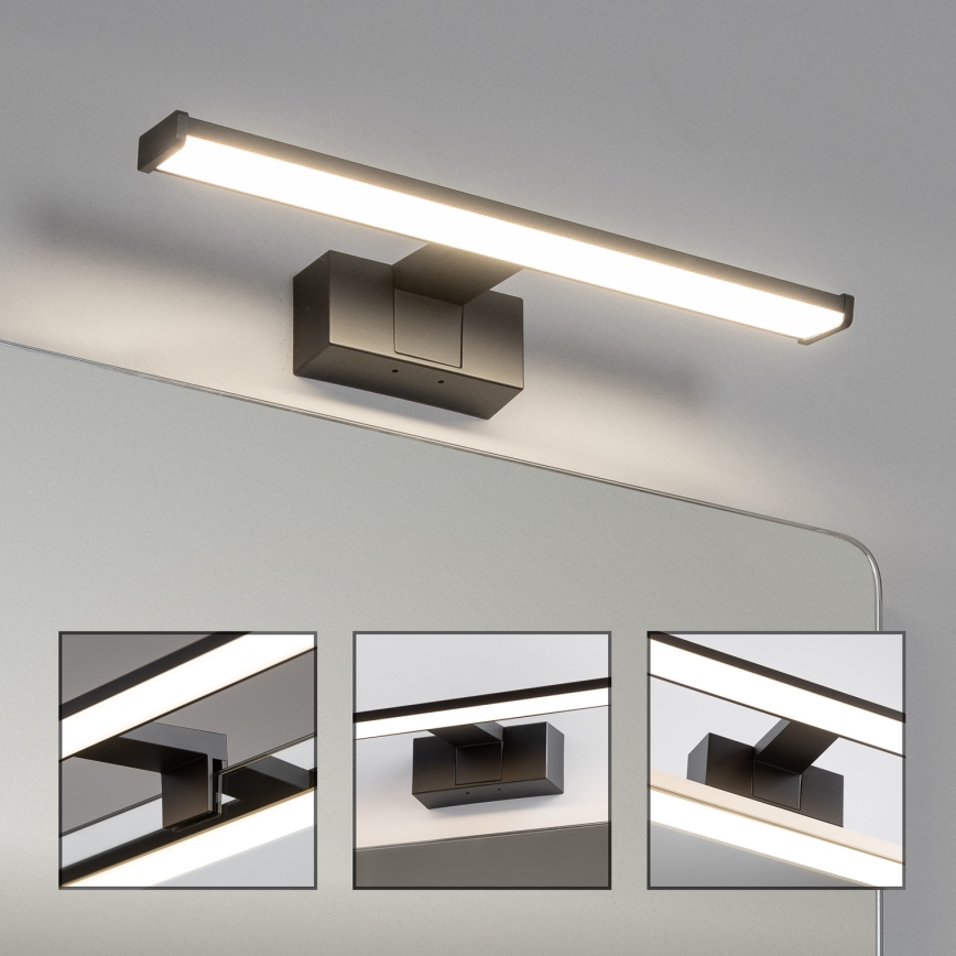 Brilagi - VESTRA 3-ühes LED vannitoa peeglivalgusti, 8W/230V, 40 cm, IP44, must