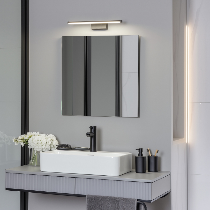 Brilagi - VESTRA 3-ühes LED vannitoa peeglivalgusti, 8W/230V, 40 cm, IP44, must