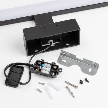Brilagi - VESTRA 3-ühes LED vannitoa peeglivalgusti, 8W/230V, 40 cm, IP44, must