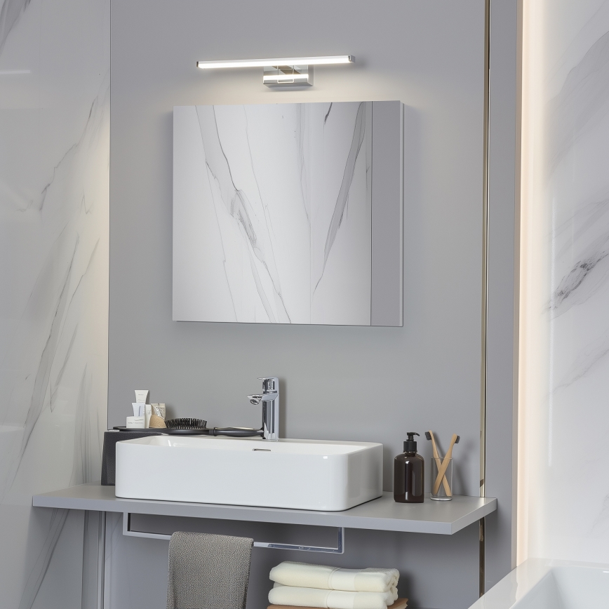 Brilagi - LED vannitoa peegli valgustus 3-ühes VESTRA LED/8W/230V 40 cm IP44 läikiv kroom