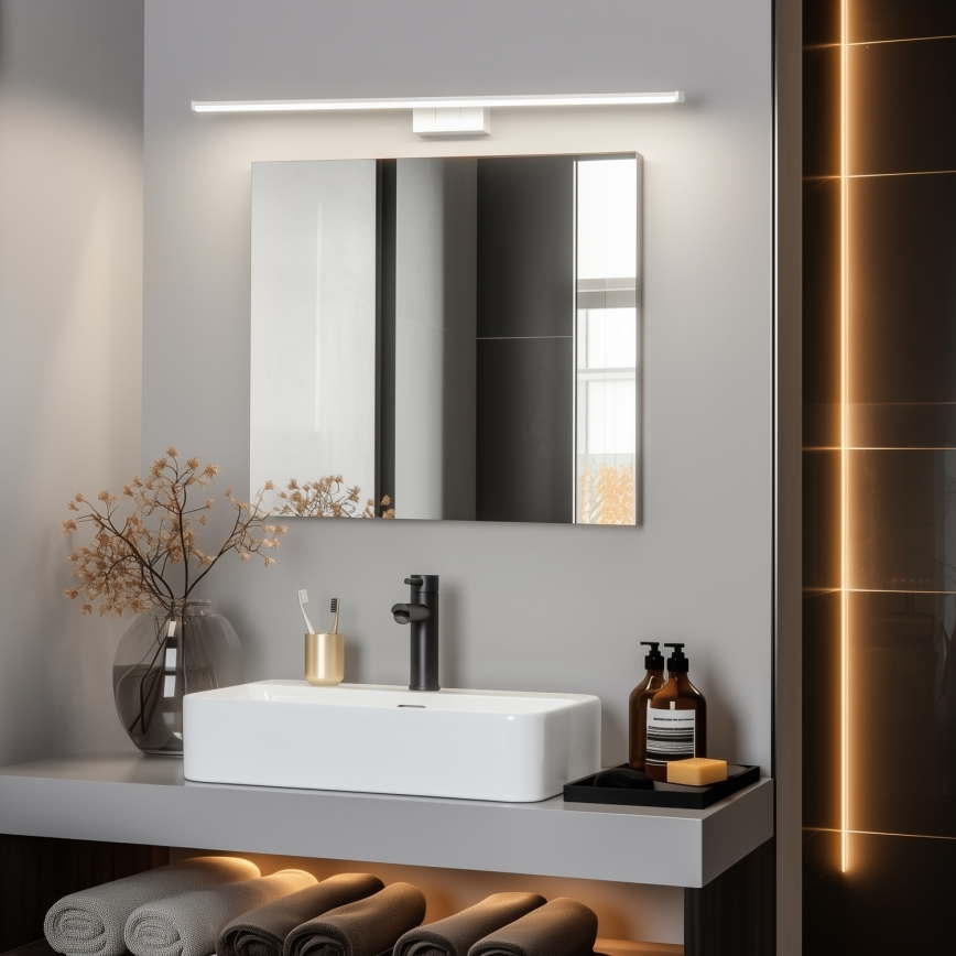 Brilagi - LED-vannitoa peeglivalgusti 3-ühes VESTRA LED/15W/230V 80 cm IP44 valge