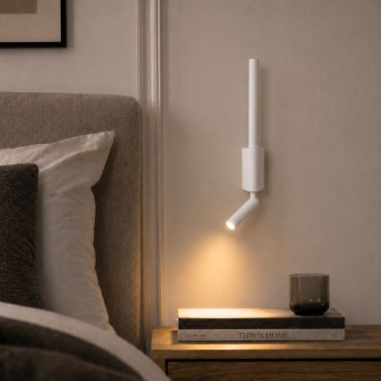 BRILAGI - VIXON LED-seinale paigaldatav suunavalgusti LED/3W/230V + LED/5W valge CRI 90