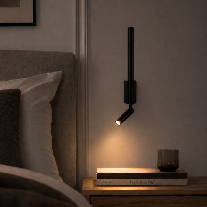 BRILAGI - VIXON LED-seinapunktvalgusti LED/3W/230V + LED/5W, must, CRI 90