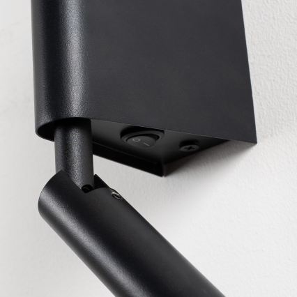 BRILAGI - VIXON LED-seinapunktvalgusti LED/3W/230V + LED/5W, must, CRI 90