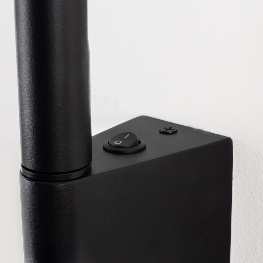 BRILAGI - VIXON LED-seinapunktvalgusti LED/3W/230V + LED/5W, must, CRI 90