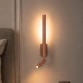 BRILAGI - VIXON LED seinaspott LED/3W/230V + LED/5W, pronks, CRI 90