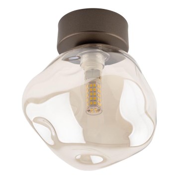 Brilagi - VULCANO laelamp 1xG9/8W/230V pruun/suitsune beež