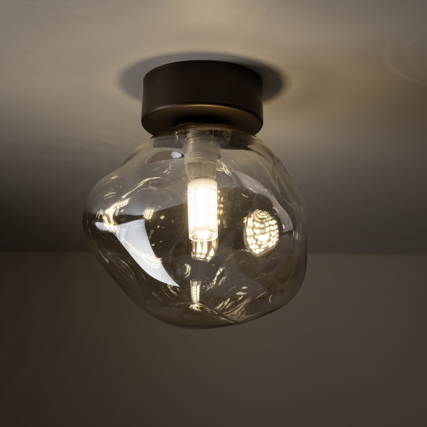 Brilagi - VULCANO laelamp 1xG9/8W/230V pruun/suitsune beež
