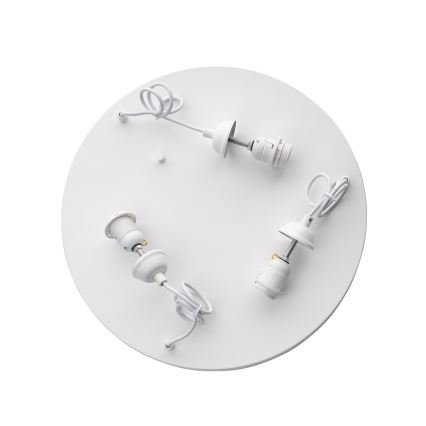 Brilagi - WABI SABI kaablil rippvalgusti 3xE27/40W/230V Ø 60 cm valge