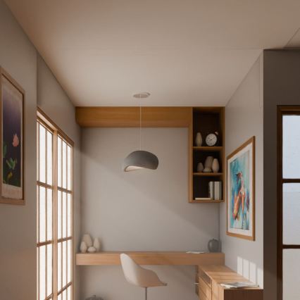 Brilagi - WABI SABI ripatslaelamp kaabliga 1xE27/40W/230V Ø 35 cm hall